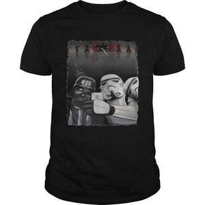 Star Wars Darth Vader And Stormtroopers Take A Selfie Shirt